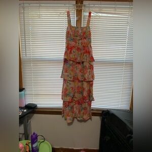 SHEIN Floral Multicolor Maxi Dress